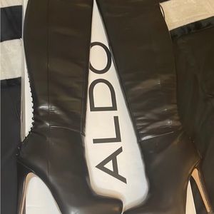 Long boots Nine West black warm gently